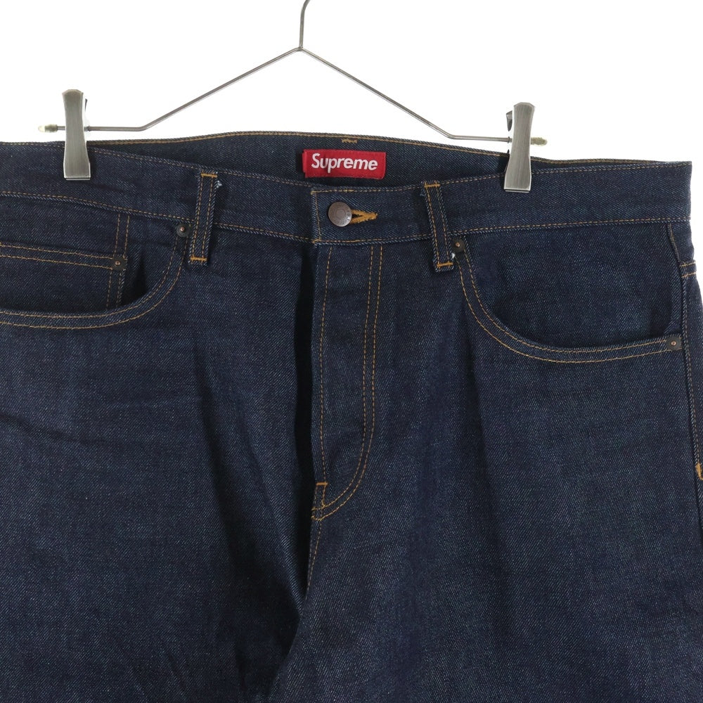 SUPREME(シュプリーム) 24AW Rigid Loose Fit Selvedge Jean リジッド ルーズフィットセルビッジジーンズ デニムパンツ 赤耳