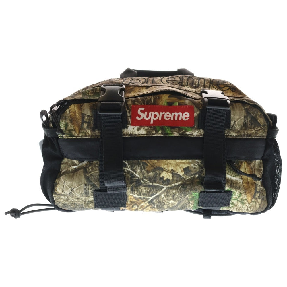 SUPREME(シュプリーム) 19AW Waist Bag Real Tree Camo ボックスロゴ ウエストバッグ ポーチ カモフラ
