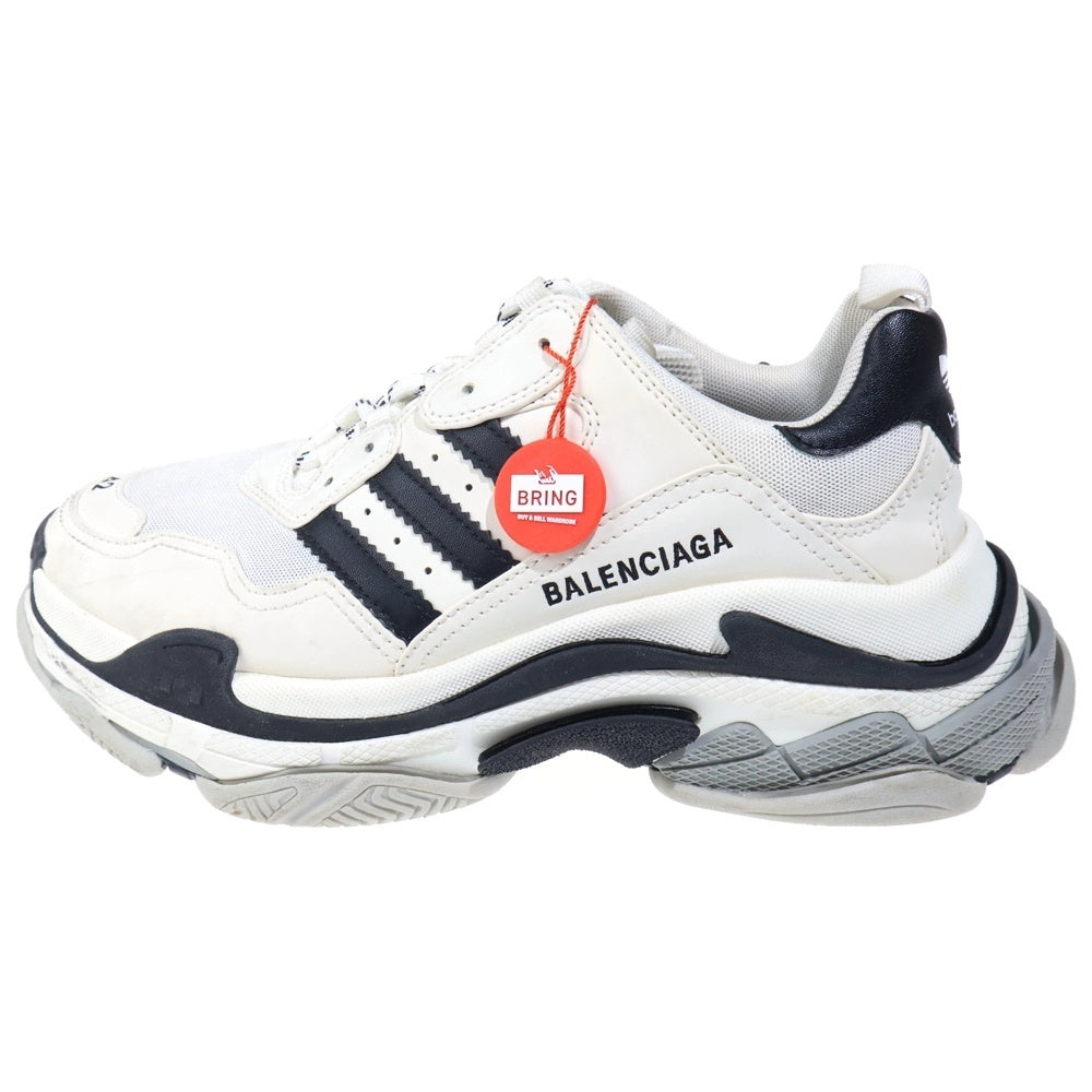 BALENCIAGA(バレンシアガ) ×adidas Triple S Sneaker 712821 アディダス トリプルS ローカットスニーカー ホワイト/ブラック