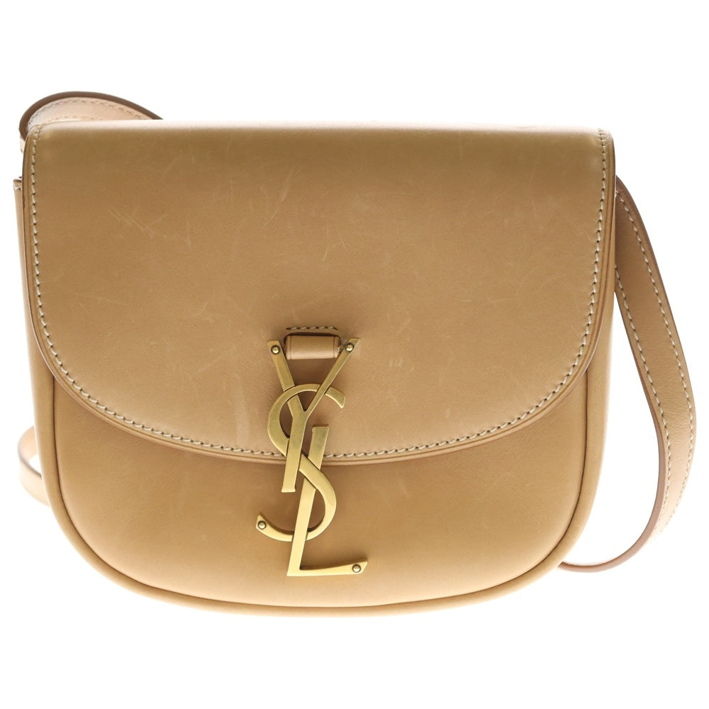 SAINT LAURENT PARIS(サンローランパリ) カイア レザー ミニショルダーバッグ ベージュ レディース
