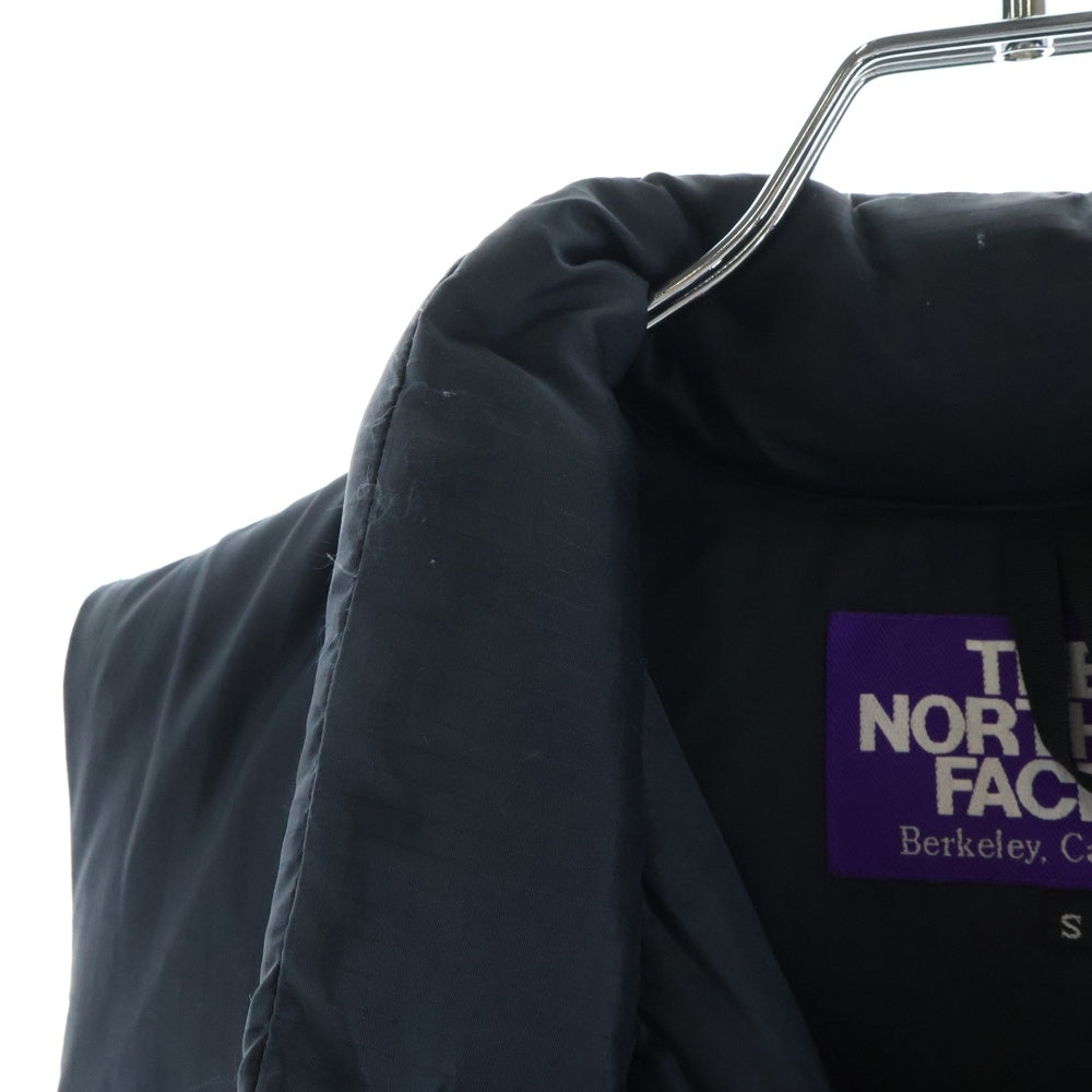 THE NORTH FACE PURPLE LABEL(ノースフェイスパープルレーベル) Down Vest リップストップ ダウンベスト 紺 ナイロン