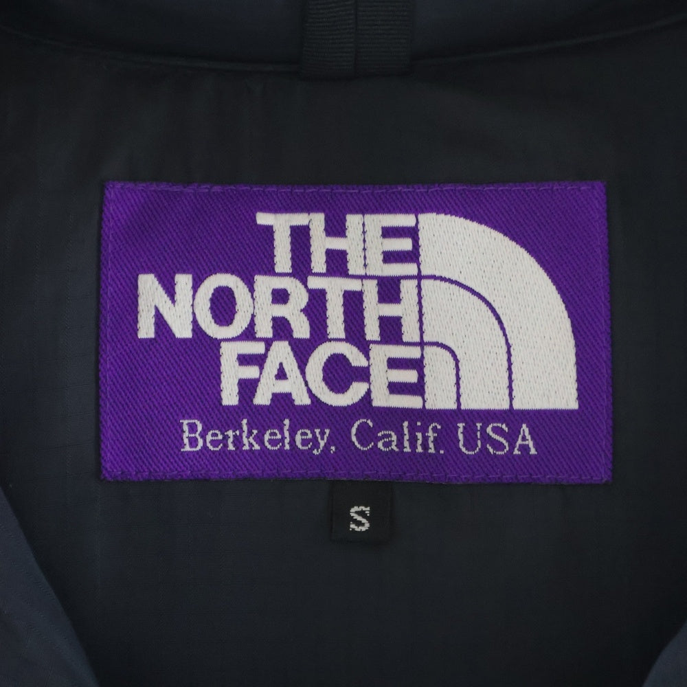 THE NORTH FACE PURPLE LABEL(ノースフェイスパープルレーベル) Down Vest リップストップ ダウンベスト 紺 ナイロン