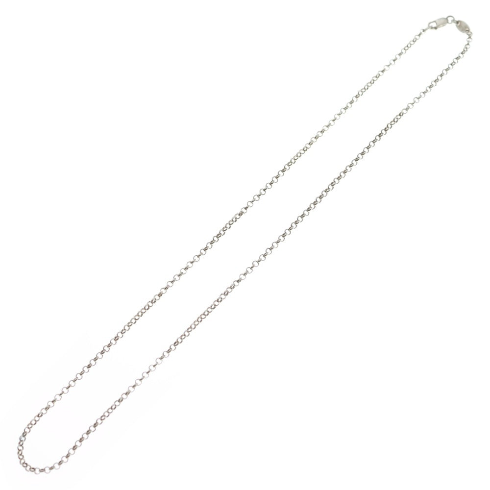 CHROME HEARTS(クロムハーツ) NECKCHAIN R18 ロールチェーンネックレス 18inch シルバー BCA083
