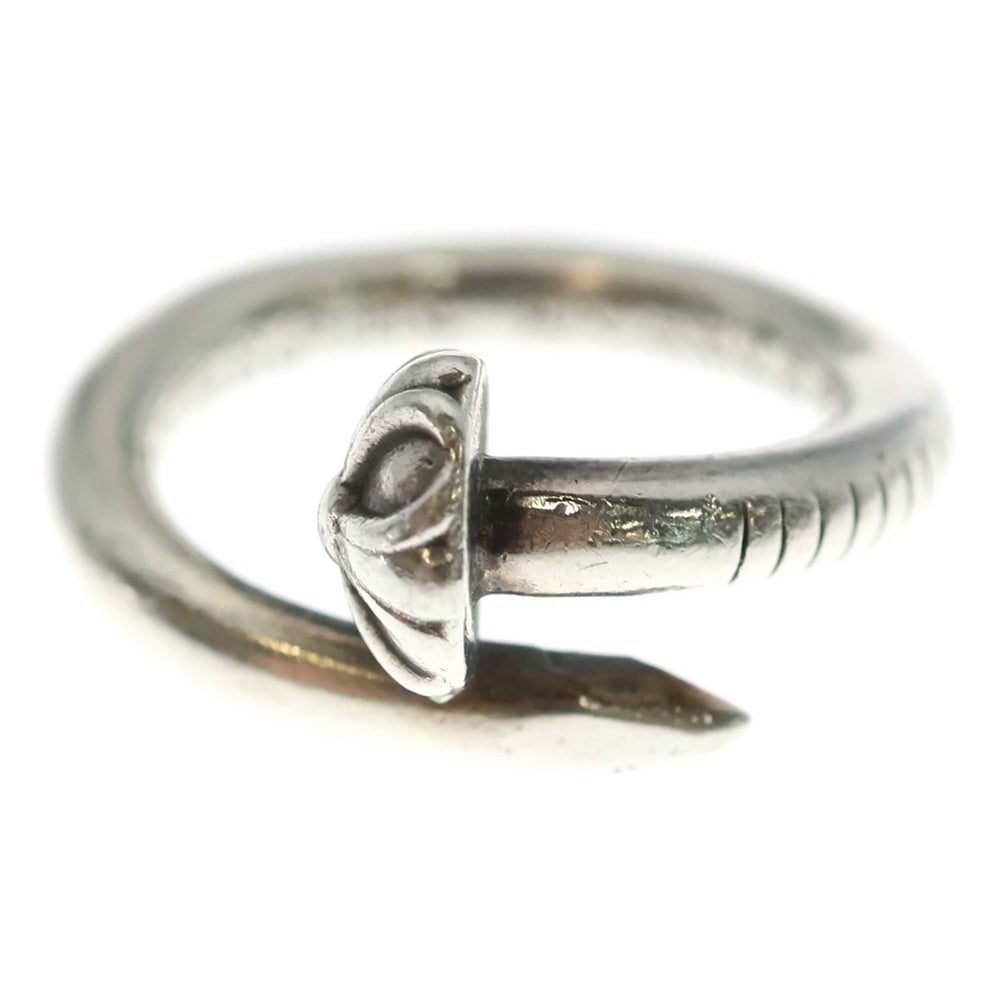 CHROME HEARTS(クロムハーツ) NAIL CRSBALL ネイル クロスボール リング シルバー