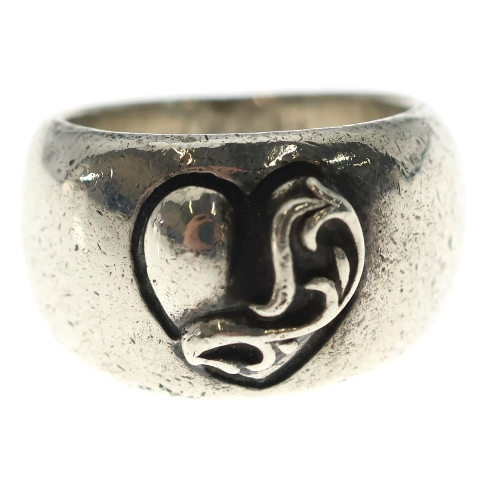 CHROME HEARTS(クロムハーツ) HEART IN BAND ハートインバンドリング シルバー