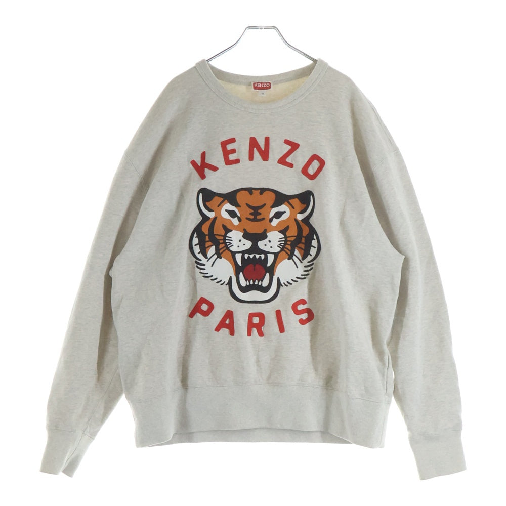 KENZO ケンゾー Lucky Tiger Sweatshirts ラッキータイガーロゴ スウェット ホワイト 白 KENZO(ケンゾー) Lucky Tiger Sweatshirts ラッキータイガーロゴ