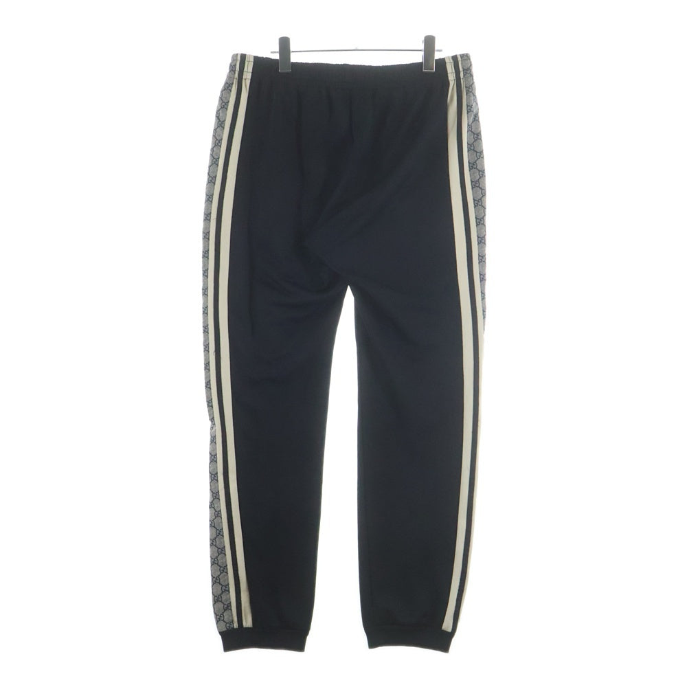 GUCCI(グッチ) Oversize Technical Jersey Jogging Pant オーバーサイズテクニカルジャージートラックロングパンツ ブラック
