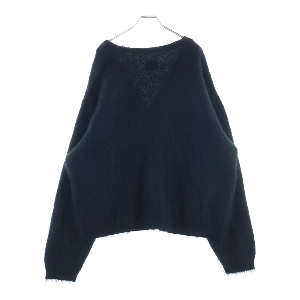 SAINT MICHAEL(セントマイケル) 23AW MOHAIR CARDIGAN SM-A23-0000-044 モヘア カーディガン 長袖 セーター ブラック