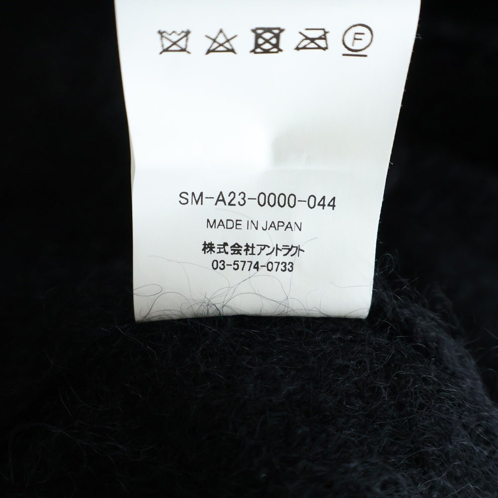 SAINT MICHAEL(セントマイケル) 23AW MOHAIR CARDIGAN SM-A23-0000-044 モヘア カーディガン 長袖 セーター ブラック