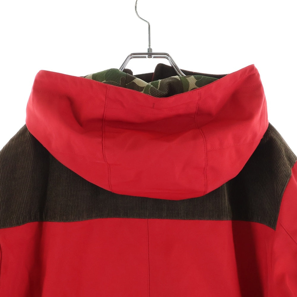 COMME des GARCONS(コムデギャルソン) ×THE NORTH FACE ノースフェイス 切り返し マウンテンパーカー ナイロン WP-J905 レッド