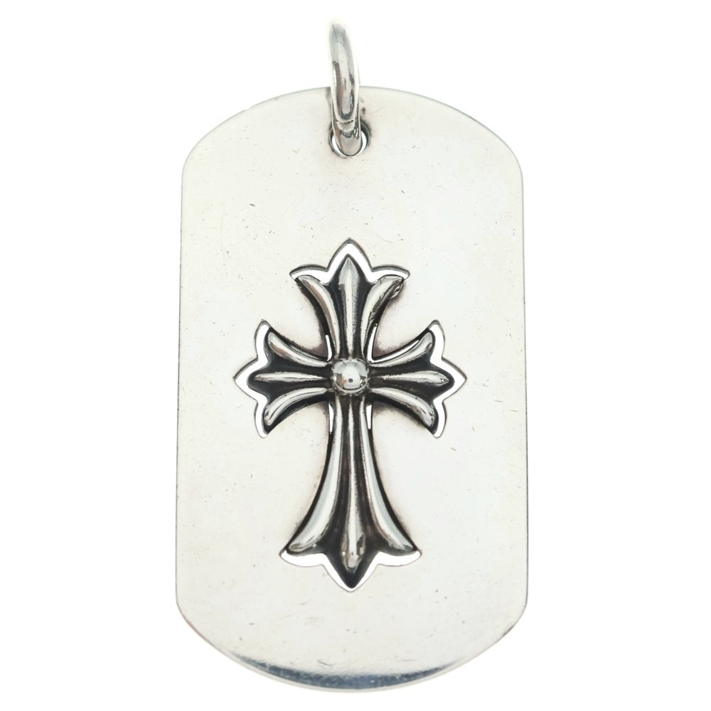 CHROME HEARTS(クロムハーツ) D TAG LRG CO CRS カットアウトクロスドッグタグ ラージ ペンダントトップ シルバー BCA239