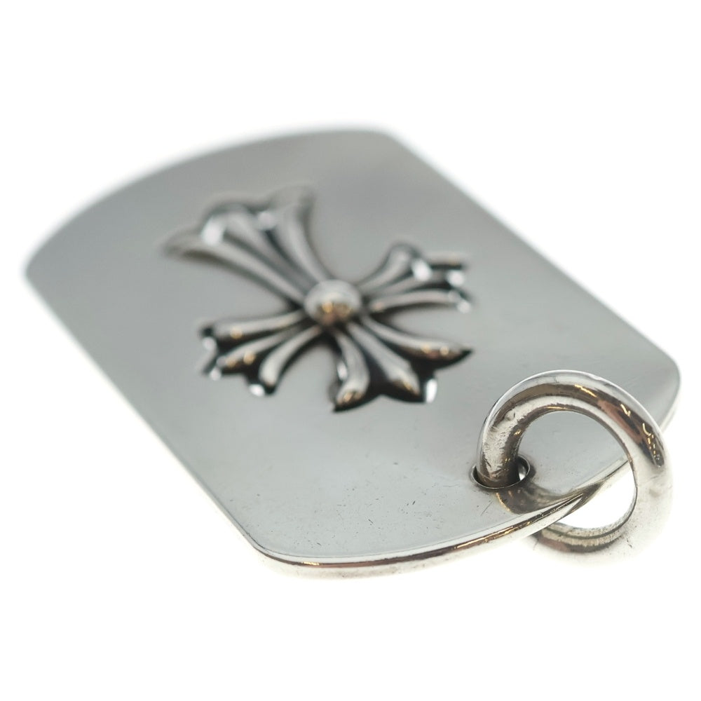 CHROME HEARTS(クロムハーツ) D TAG LRG CO CRS カットアウトクロスドッグタグ ラージ ペンダントトップ シルバー BCA239