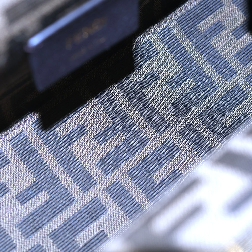 FENDI(フェンディ) ファースト スモール レザーショルダーバッグ パイソン 8BP129 ベージュ レディース