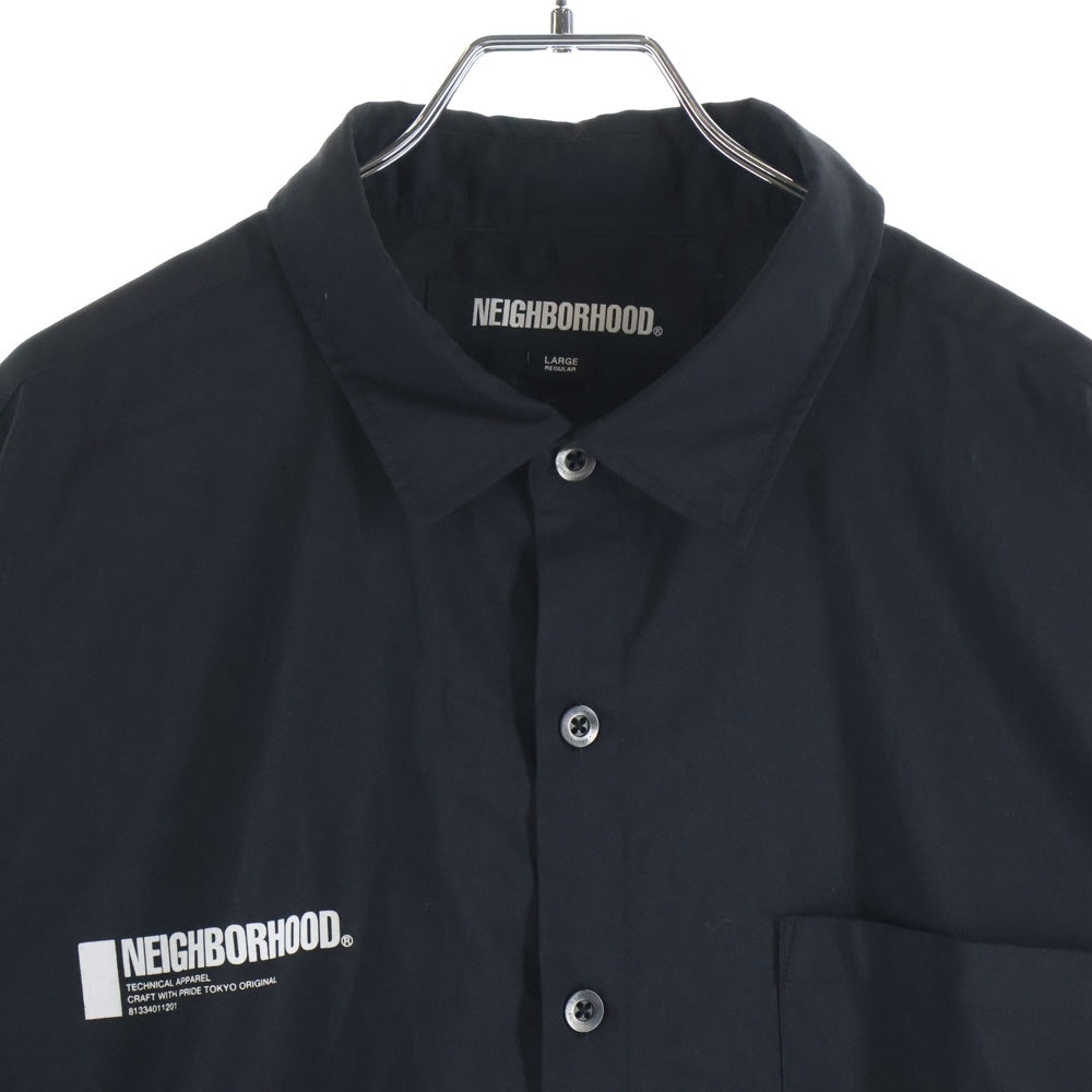 NEIGHBORHOOD(ネイバーフッド) 24SS SHORT COVERALL JACKET コットン ショートカバーオールジャケット ブラック 241SPNH-JKM01