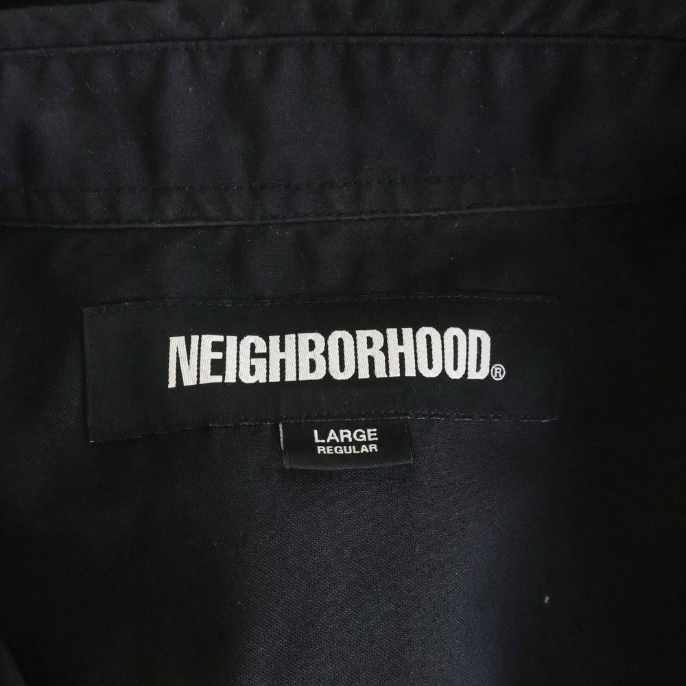 NEIGHBORHOOD(ネイバーフッド) 24SS SHORT COVERALL JACKET コットン ショートカバーオールジャケット ブラック 241SPNH-JKM01