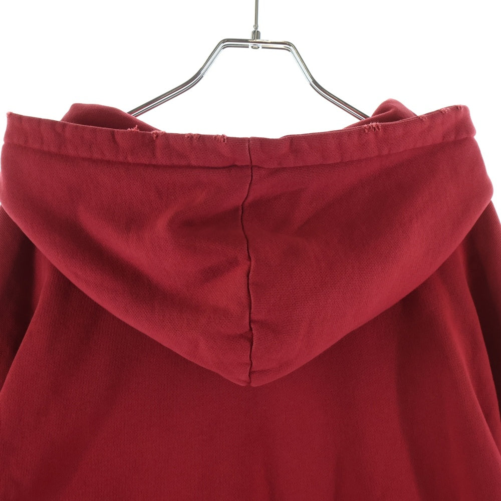 ALEXANDER DIGENOVA(アレキサンダーディジェノバ) MELT LOCK LOGO HOODIE 960-50019004 メルト ロック ロゴ フーディー パーカー レッド