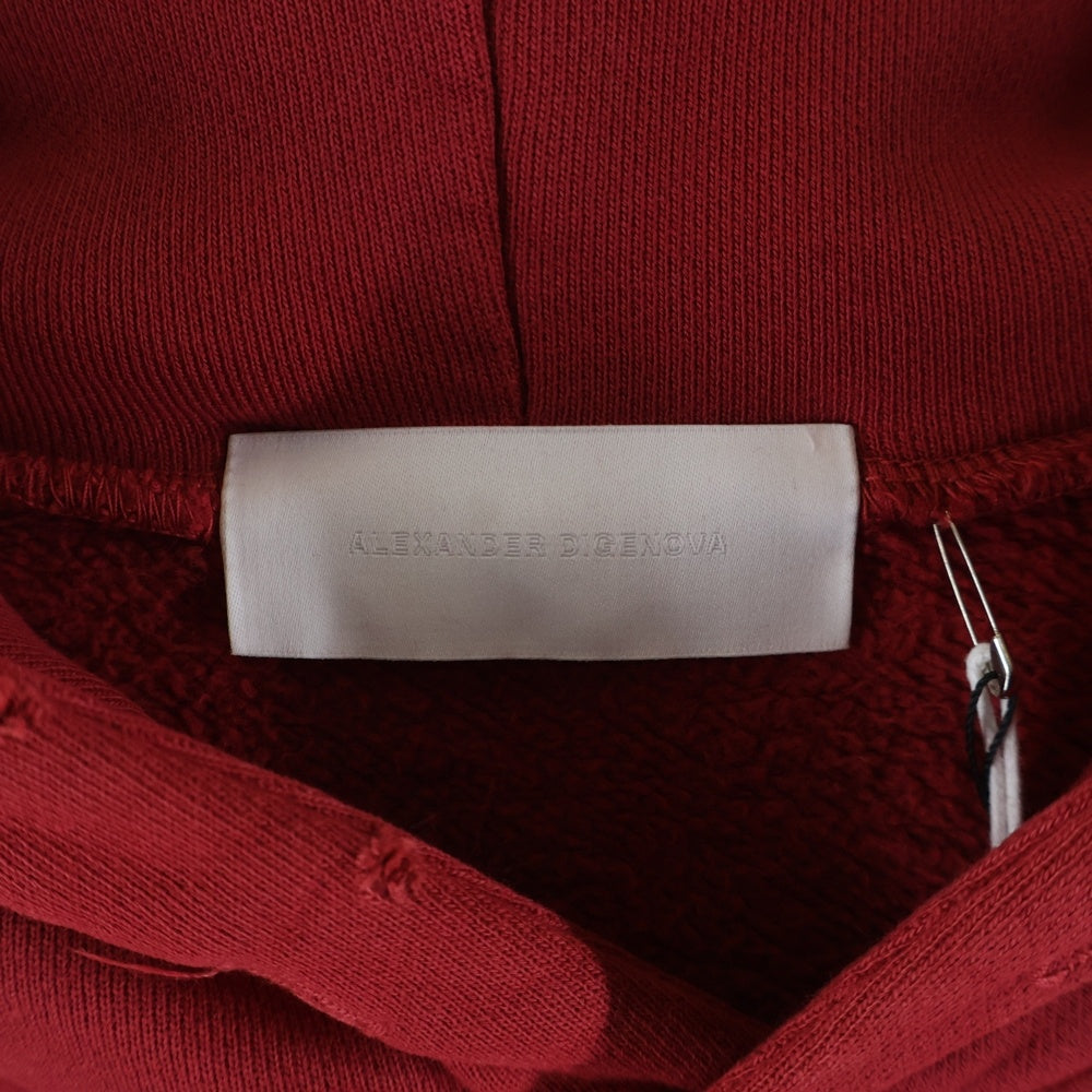 ALEXANDER DIGENOVA(アレキサンダーディジェノバ) MELT LOCK LOGO HOODIE 960-50019004 メルト ロック ロゴ フーディー パーカー レッド