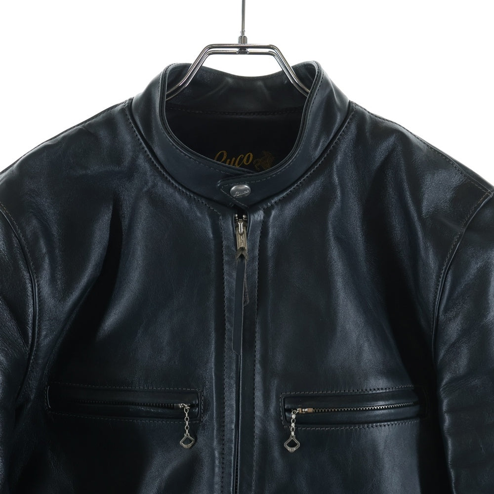 BUCO(ブコ) J-100 Single Riders Jacket シングル ライダースジャケット ホースハイド