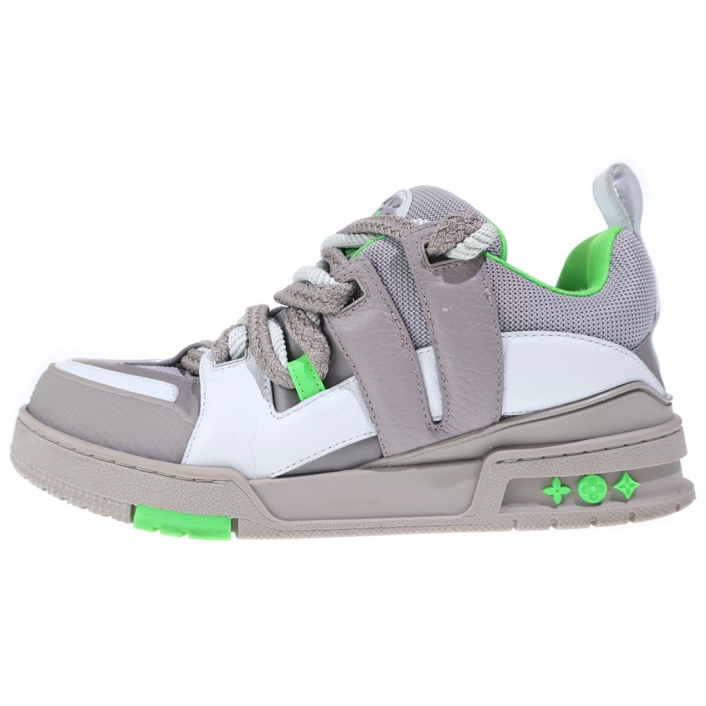 LOUIS VUITTON(ルイヴィトン) 23AW LVスケート ライン グリ ローカットスニーカー グレー/ライトグリーン 1ABZ4P VL0263
