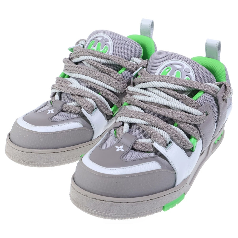 LOUIS VUITTON(ルイヴィトン) 23AW LVスケート ライン グリ ローカットスニーカー グレー/ライトグリーン 1ABZ4P VL0263