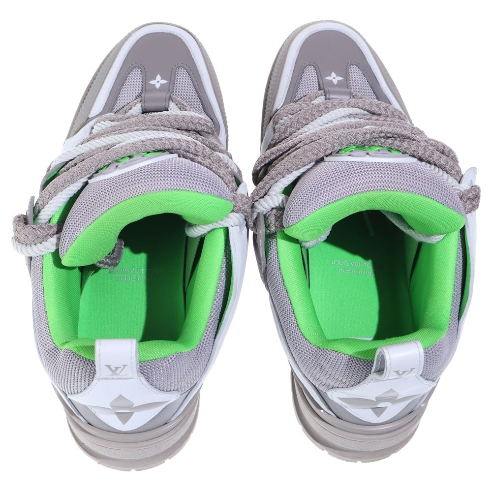 LOUIS VUITTON(ルイヴィトン) 23AW LVスケート ライン グリ ローカットスニーカー グレー/ライトグリーン 1ABZ4P VL0263