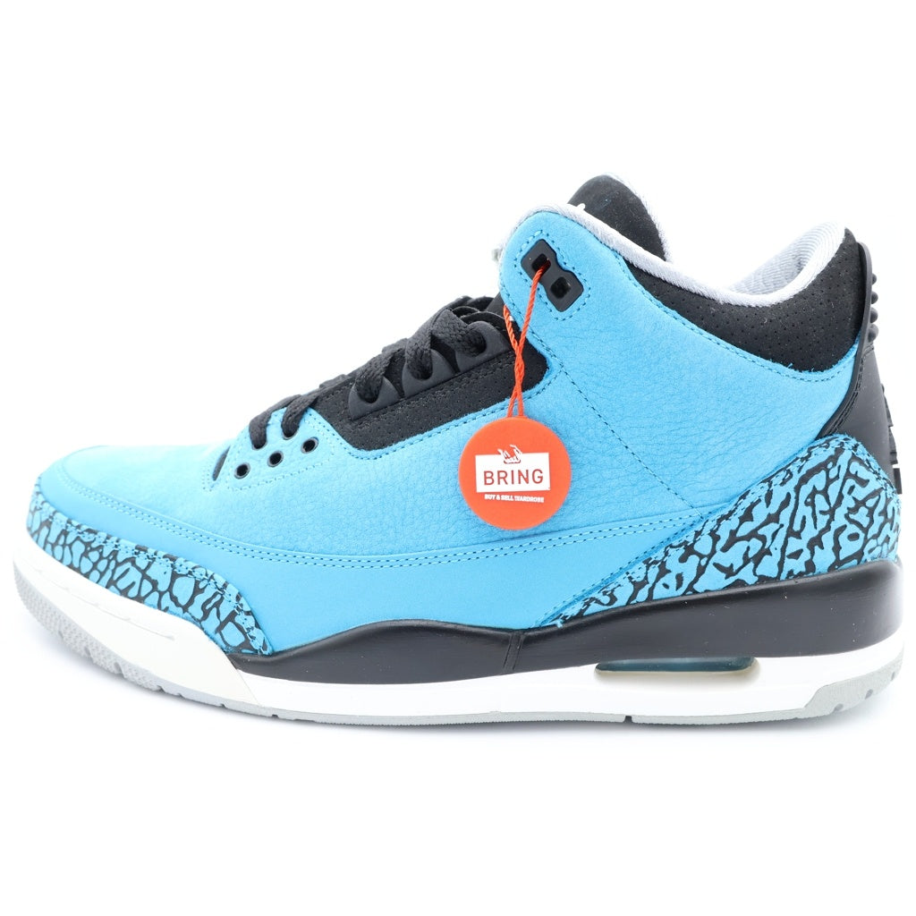 NIKE(ナイキ) 【観賞用 2013年製】AIR JORDAN 3 RETRO POWDER BLUE 136064-406 エアジョーダン3 レトロ パウダーブルー ハイカットスニーカー US10/28cm ブルー