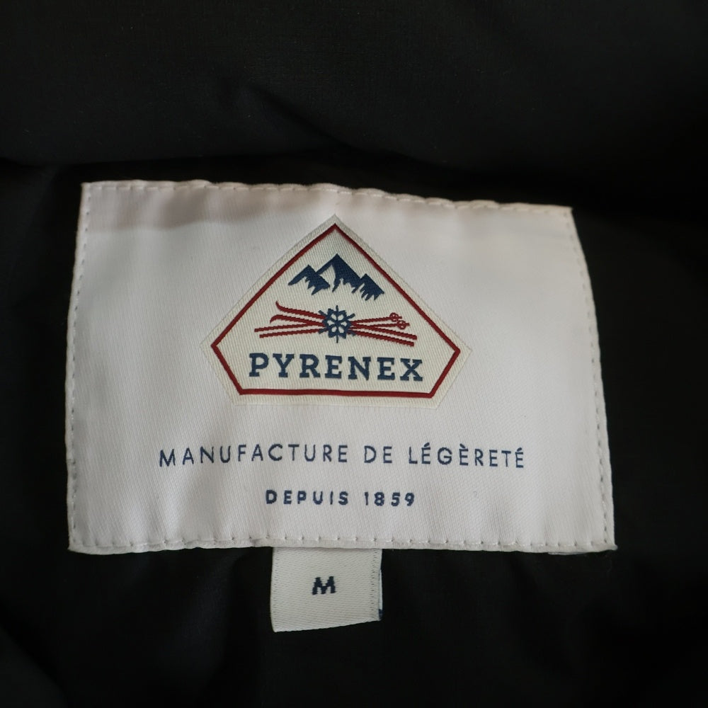 PYRENEX(ピレネックス) SPOUTNIC JKT SOFT スプートニック ジャケット ソフト ロゴパッチ ダウンジャケット QC-000813 ブラック