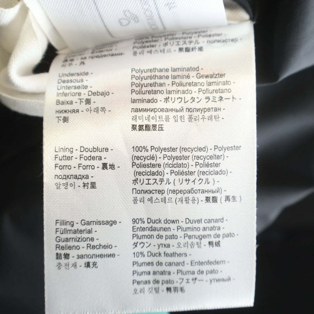 PYRENEX(ピレネックス) SPOUTNIC JKT SOFT スプートニック ジャケット ソフト ロゴパッチ ダウンジャケット QC-000813 ブラック