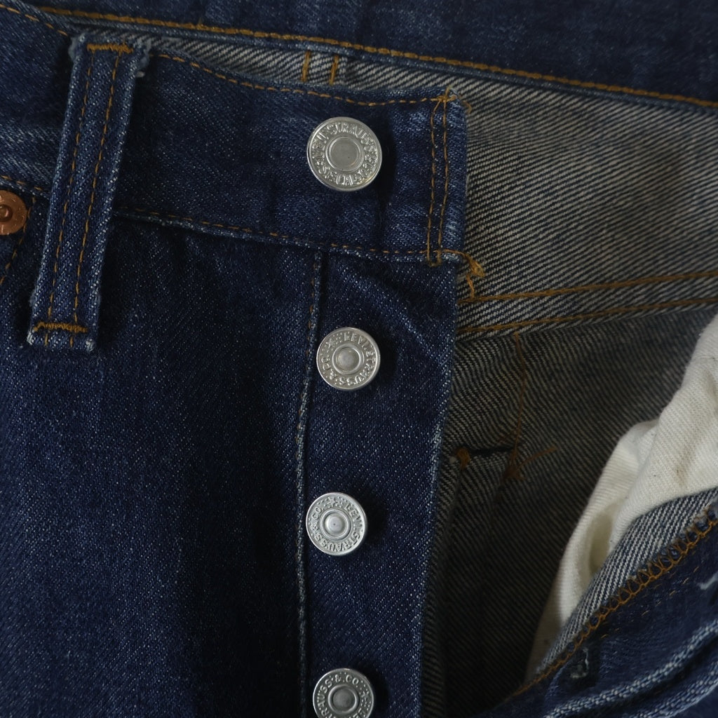 Levi's(リーバイス) 70S VINTAGE 501 66後期 ボタン裏6 スモールe 並行ステッチ ヴィンテージ ボタンフライ デニムパンツ インディゴ