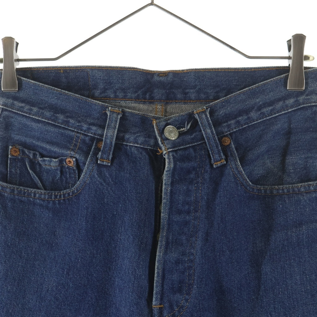 Levi's(リーバイス) 80s VINTAGE 501 赤耳 ボタン裏524 並行ステッチ ストレートデニムパンツ インディゴ