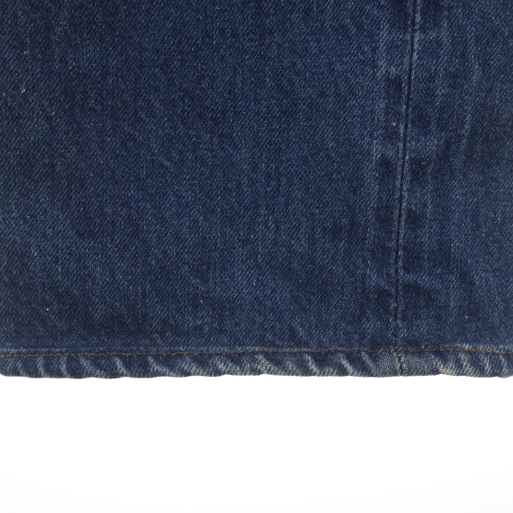 Levi's(リーバイス) 80s VINTAGE 501 赤耳 ボタン裏524 並行ステッチ ストレートデニムパンツ インディゴ