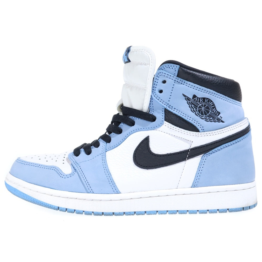 NIKE(ナイキ) AIR JORDAN 1 RETRO HIGH OG UNIVERCITY BLUE エアジョーダン1 ハイ ユニバーシティーブルー ハイカットスニーカー ブルー/ホワイト US10/28.0cm 555088-134