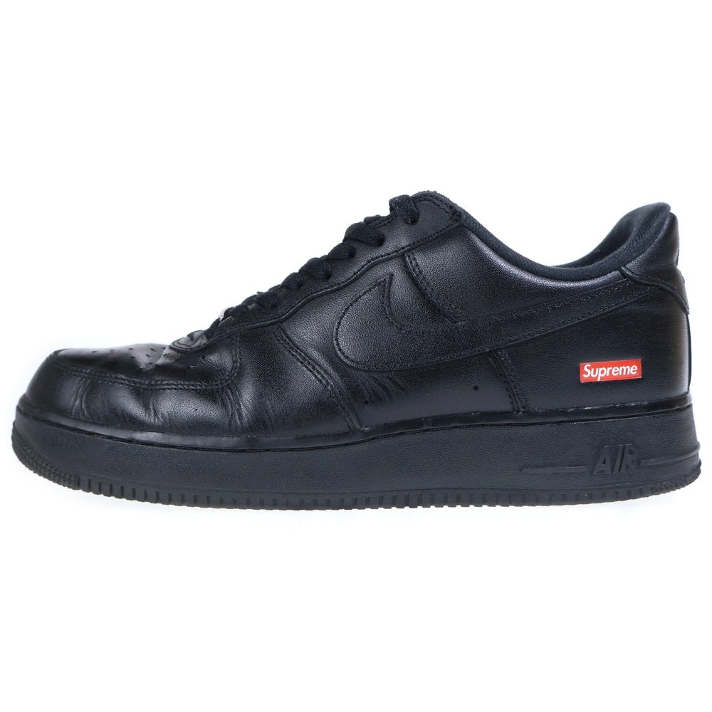 NIKE(ナイキ) ×SUPREME AIR FORCE 1 LOW シュプリーム エアフォース 1 ローカットスニーカー ブラック US10/28cm CU9225-001