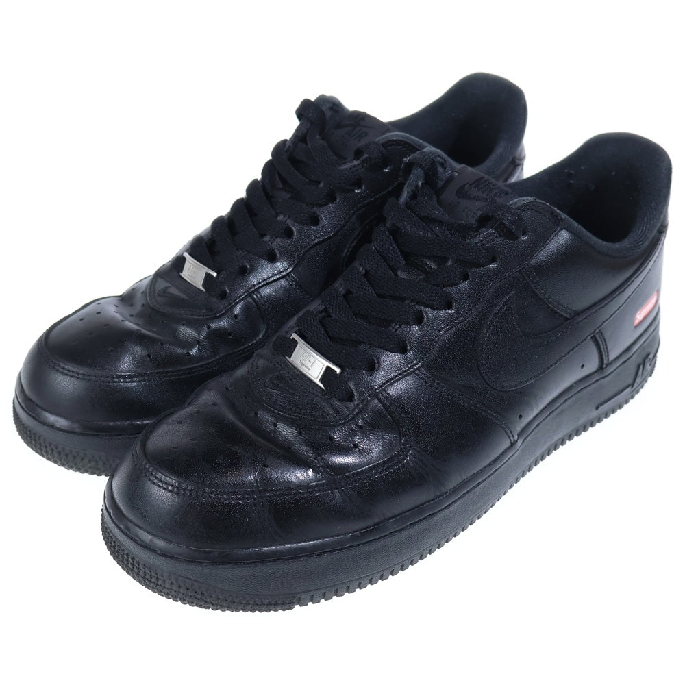 NIKE(ナイキ) ×SUPREME AIR FORCE 1 LOW シュプリーム エアフォース 1 ローカットスニーカー ブラック US10/28cm CU9225-001