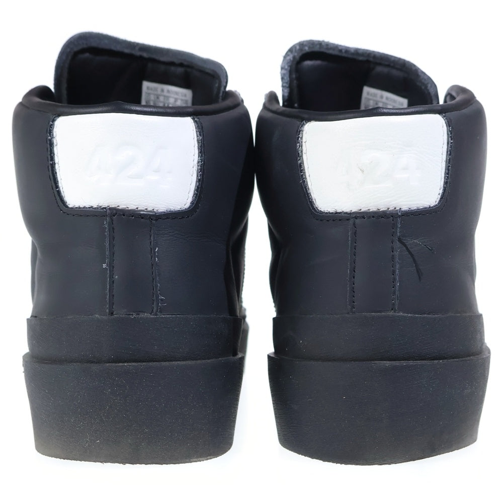 adidas(アディダス) ×424 SHELL-TOE & SC PREMIERE & PRO MODEL ミドルカットスニーカー ブラック US10/28.0cm FX6849