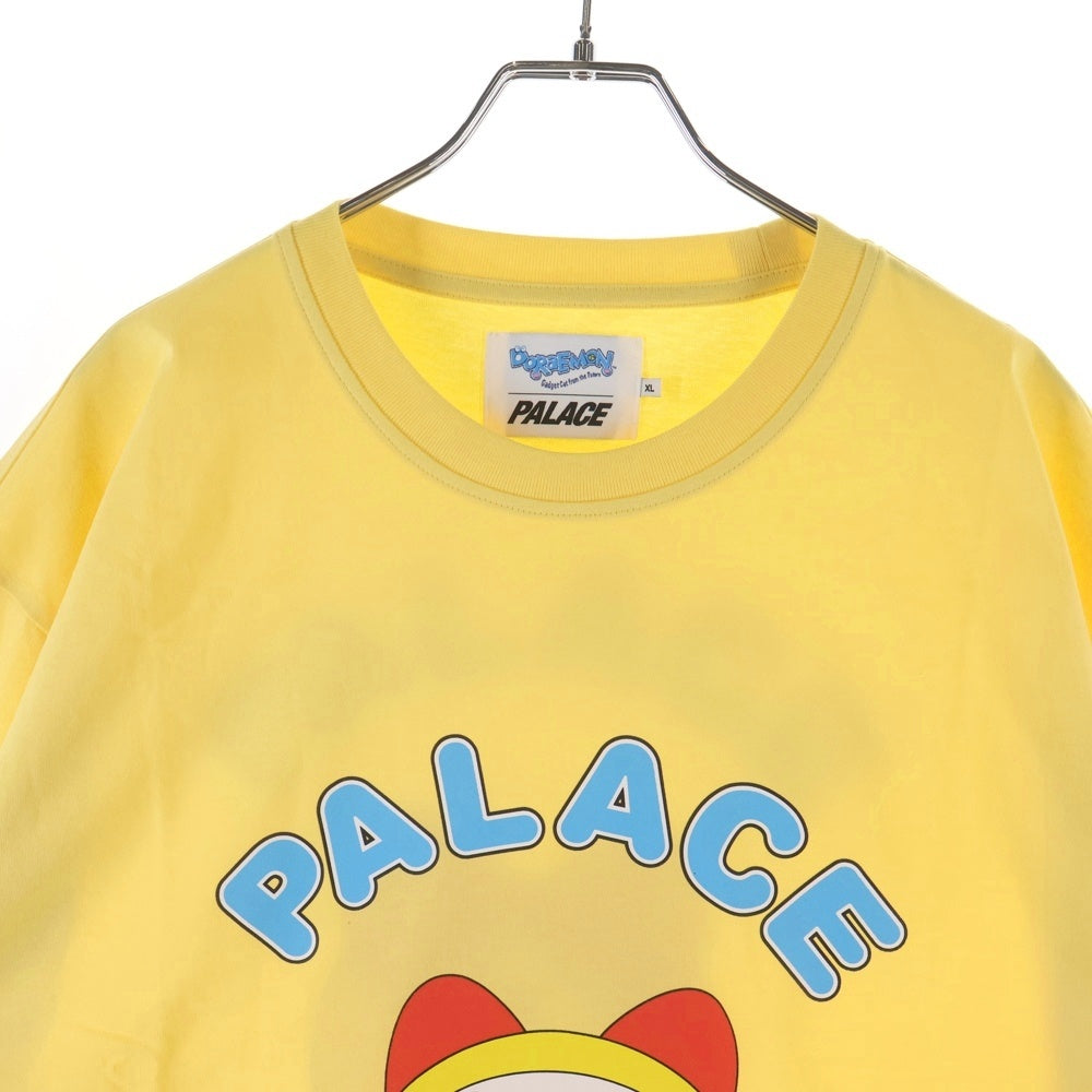 Palace Skateboards(パレススケートボーズ) 25AW ×DORAEMON ドラえもん ドラミ プリント半袖Tシャツ イエロー