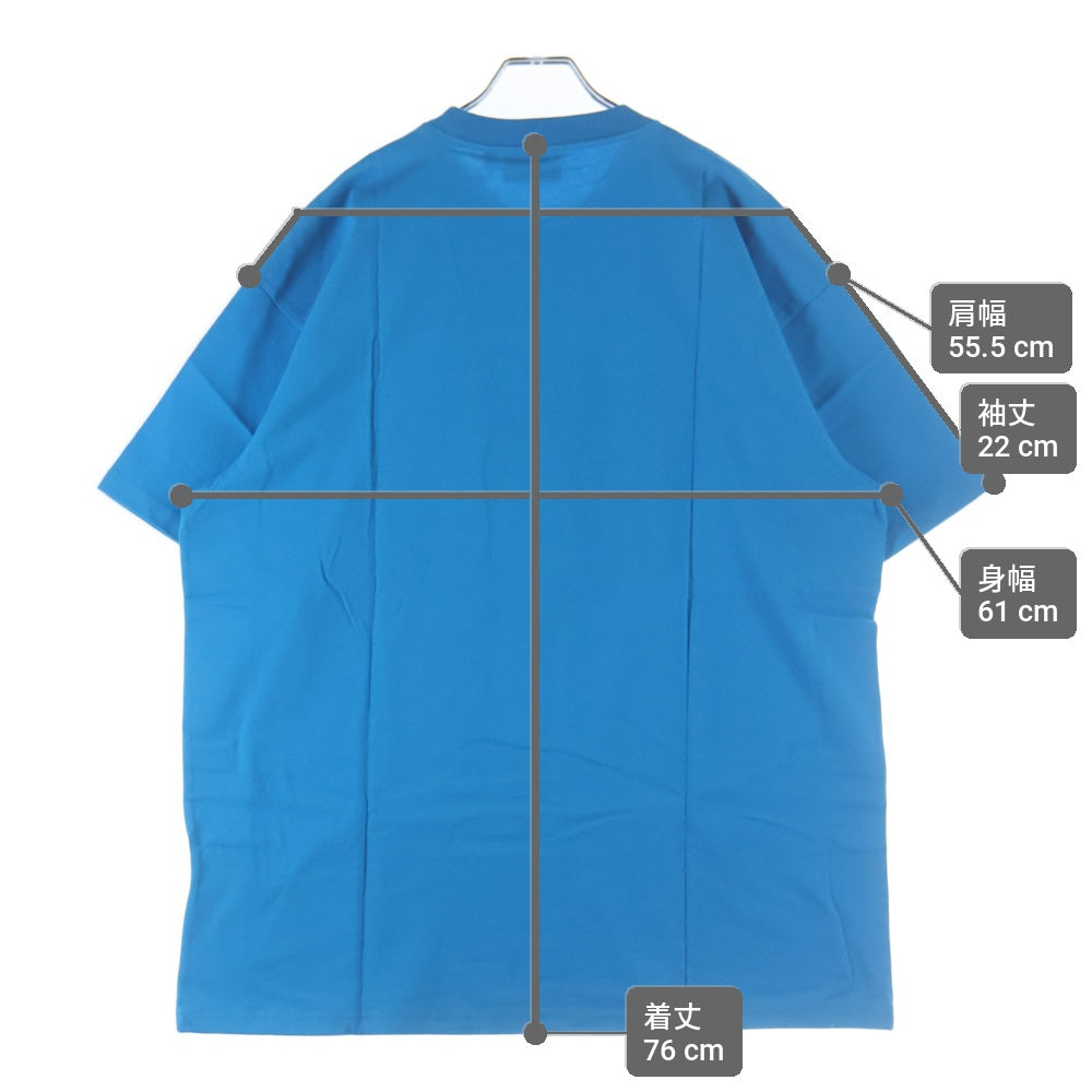 Palace Skateboards(パレススケートボーズ) ×Carhartt Heart T-SHIRT Safety Blue ハート Tシャツ セーフティブルー XL