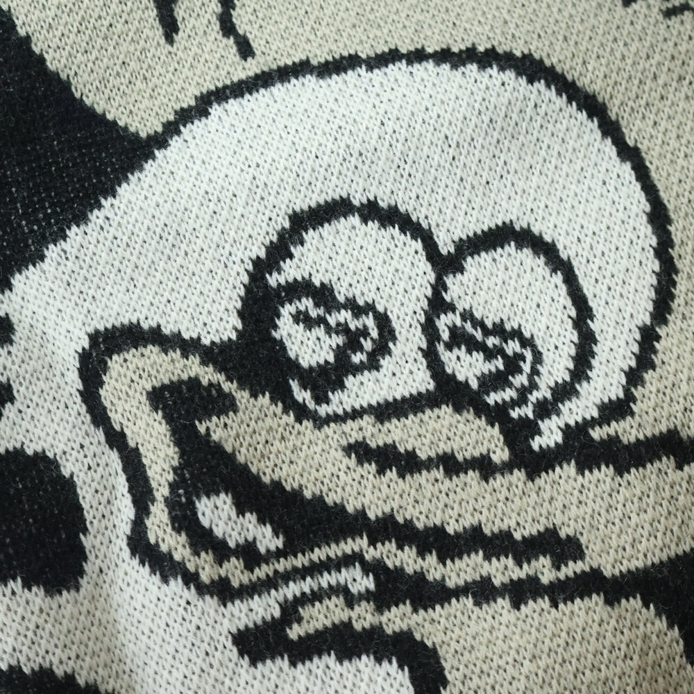 Palace Skateboards(パレススケートボーズ) Rear View Knit リアビューニット Ivory アイボリー コットン XL