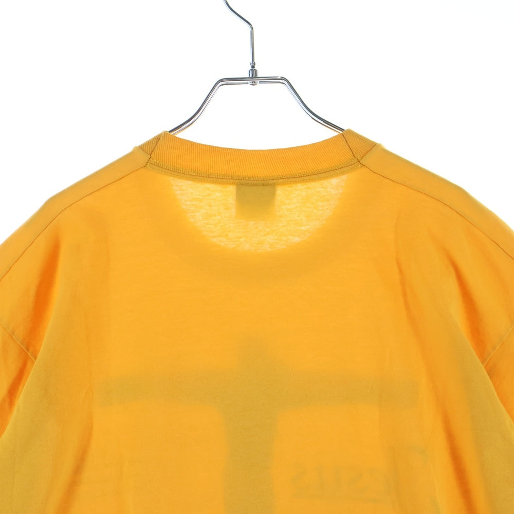 VINTAGE(ヴィンテージ) 90s Jesus The Black Messiah T-Shirt ジーザス ザ ブラック メシア 半袖Tシャツ カットソー イエロー