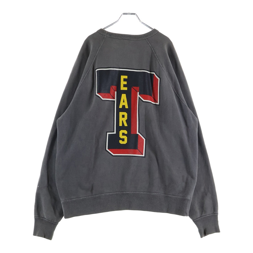 SAINT MICHAEL(セントマイケル) 22AW ×DENIM TEARS DT CREW SWT デニムティアーズ 両面プリント クルーネック スウェット トレーナー ブラック SM-A22-0000-050