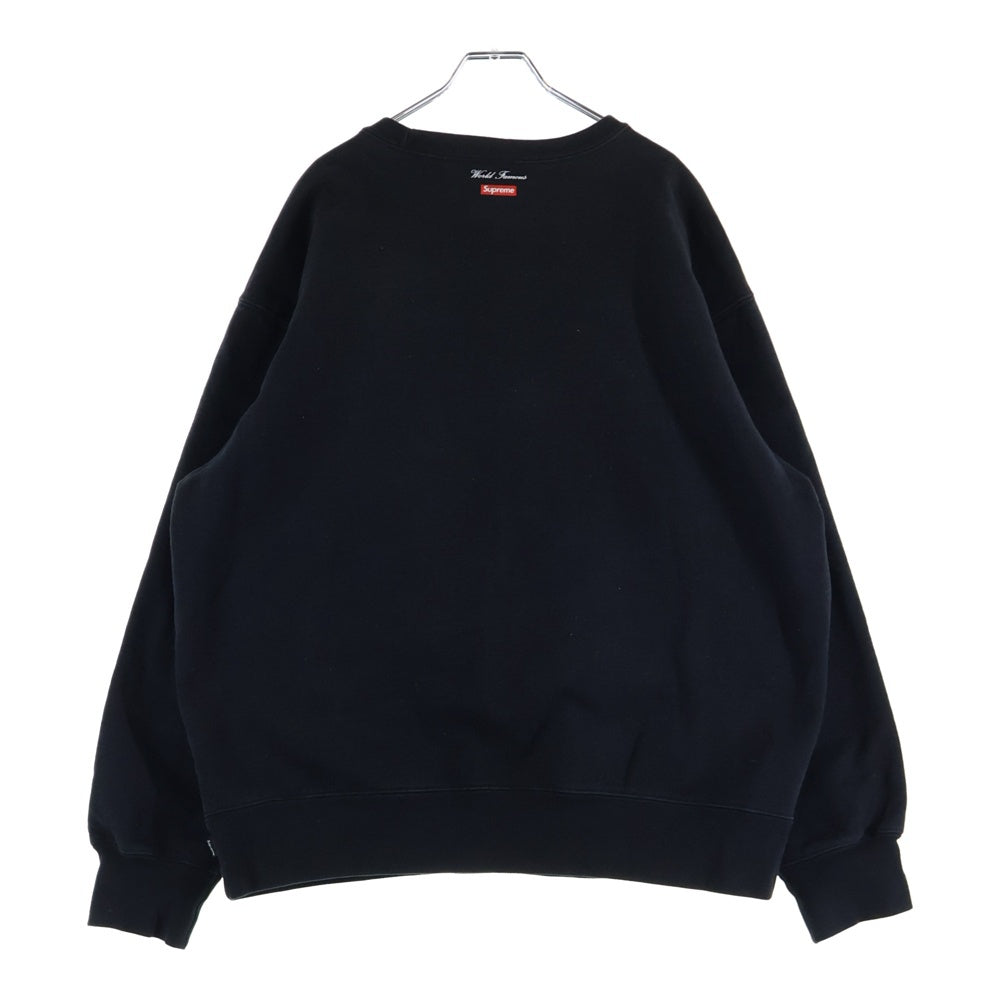 SUPREME(シュプリーム) 20AW AERIAL CREWNECK BLACK XL エアリアル クルーネック プリント スウェット トレーナー ブラック