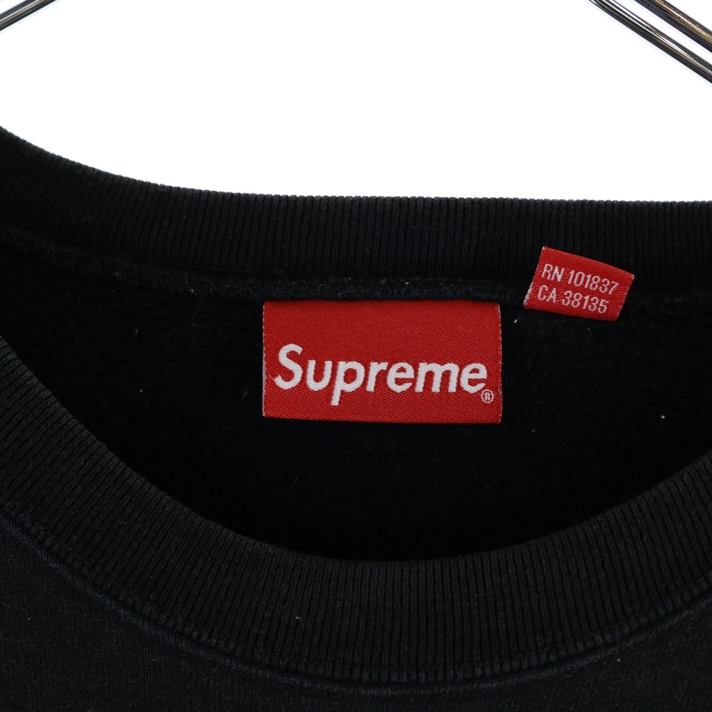 SUPREME(シュプリーム) 20AW AERIAL CREWNECK BLACK XL エアリアル クルーネック プリント スウェット トレーナー ブラック