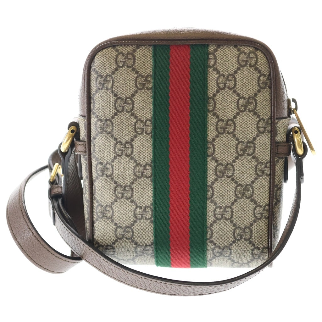 GUCCI(グッチ) GGスプリーム ショルダーバッグ ミニメッセンジャーバッグ キャンバス 598127 レディース