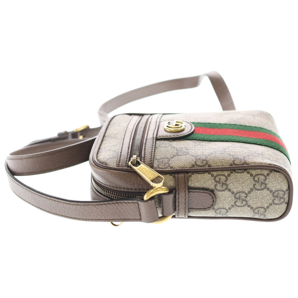 GUCCI(グッチ) GGスプリーム ショルダーバッグ ミニメッセンジャーバッグ キャンバス 598127 レディース