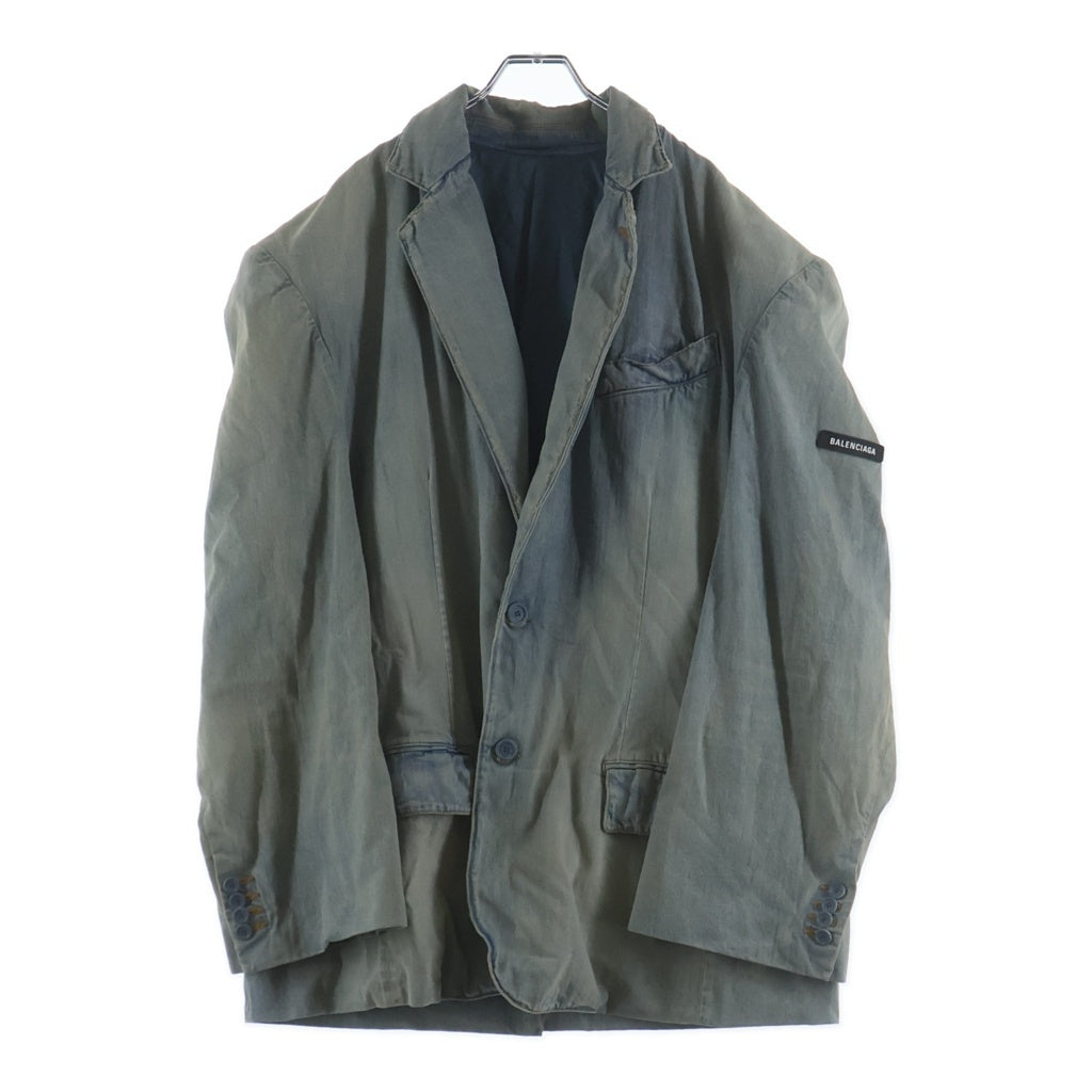 BALENCIAGA ヴィンテージ テーラードジャケット VINTAGE BALENCIAGA(バレンシアガ) / テーラードジャケット/42/羊革/ブラック