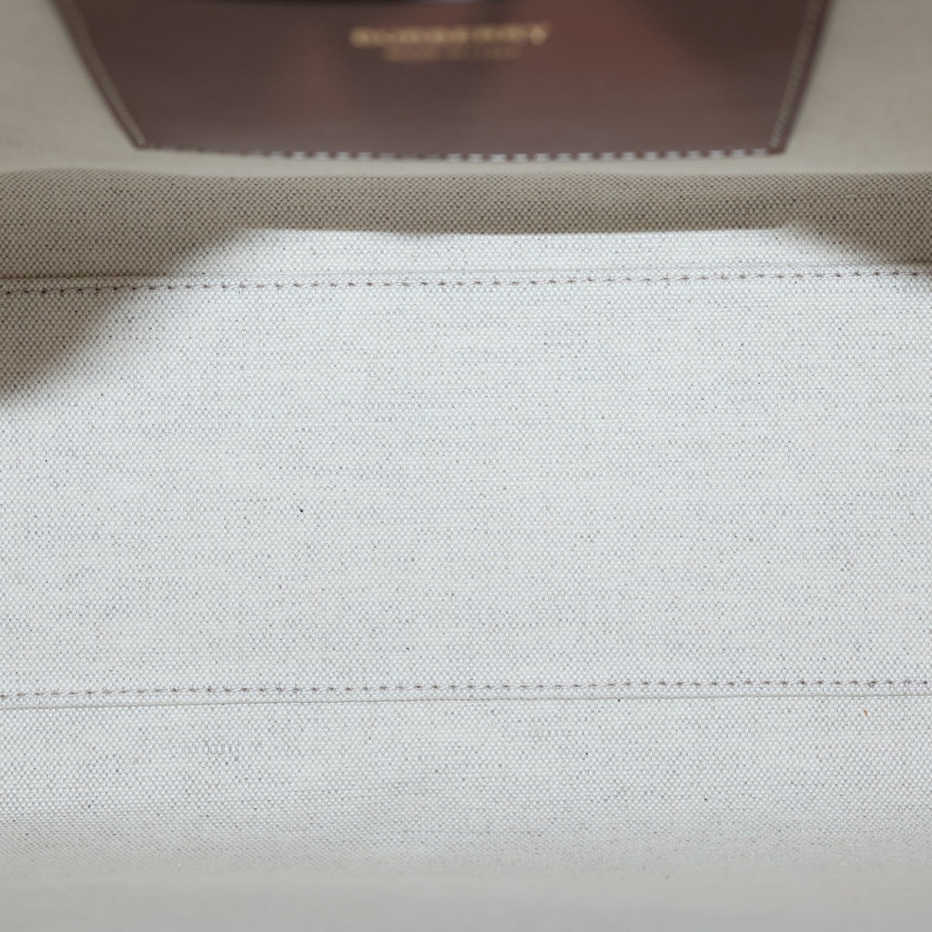 BURBERRY(バーバリー) キャンパス トートバッグ レザー/キャンパス レディース