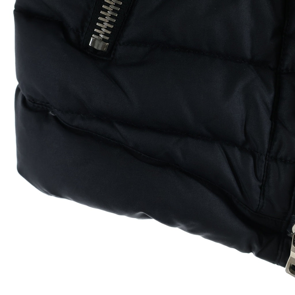 BALMAIN(バルマン) 12AW Biker Down バイカー ダブルライダース ダウンジャケット ナイロン ブラック