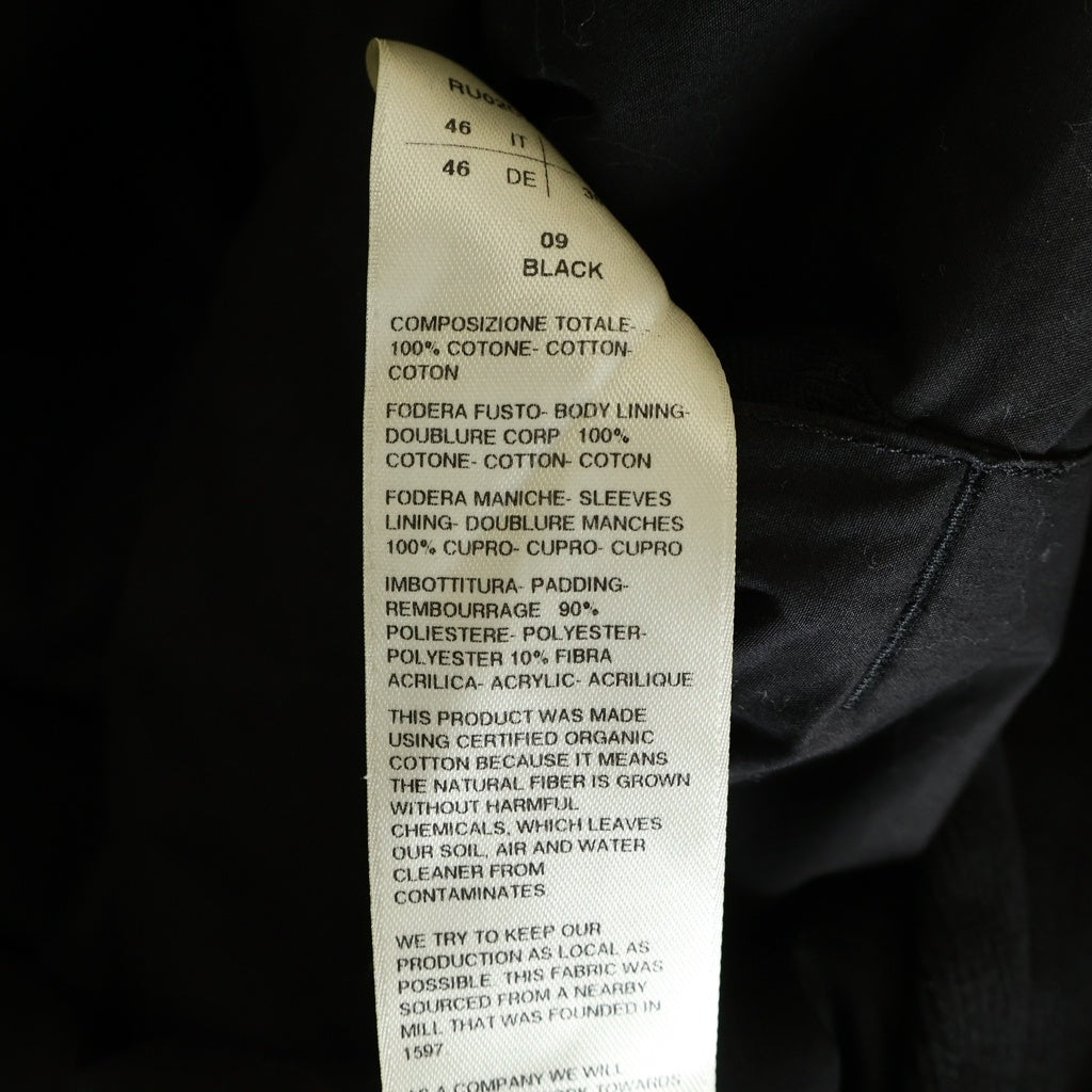 Rick Owens(リックオウエンス) 23AW OVERSIZED JACKET オーバーサイズ ジャケット ブラック RU02C7728-TB