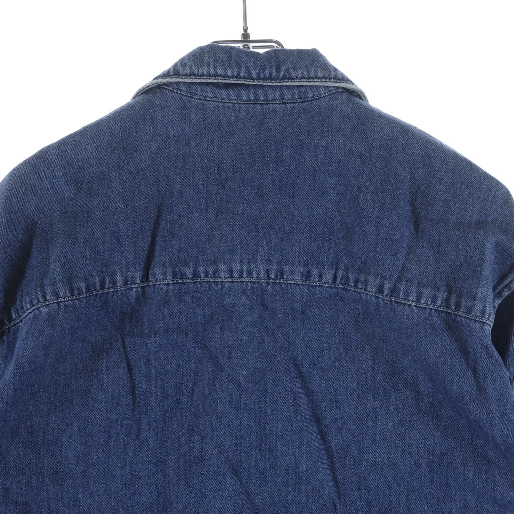 MARNI(マルニ) 23SS フロントロゴ刺繍 半袖デニムシャツ CUJU0017IS USCV22 インディゴ