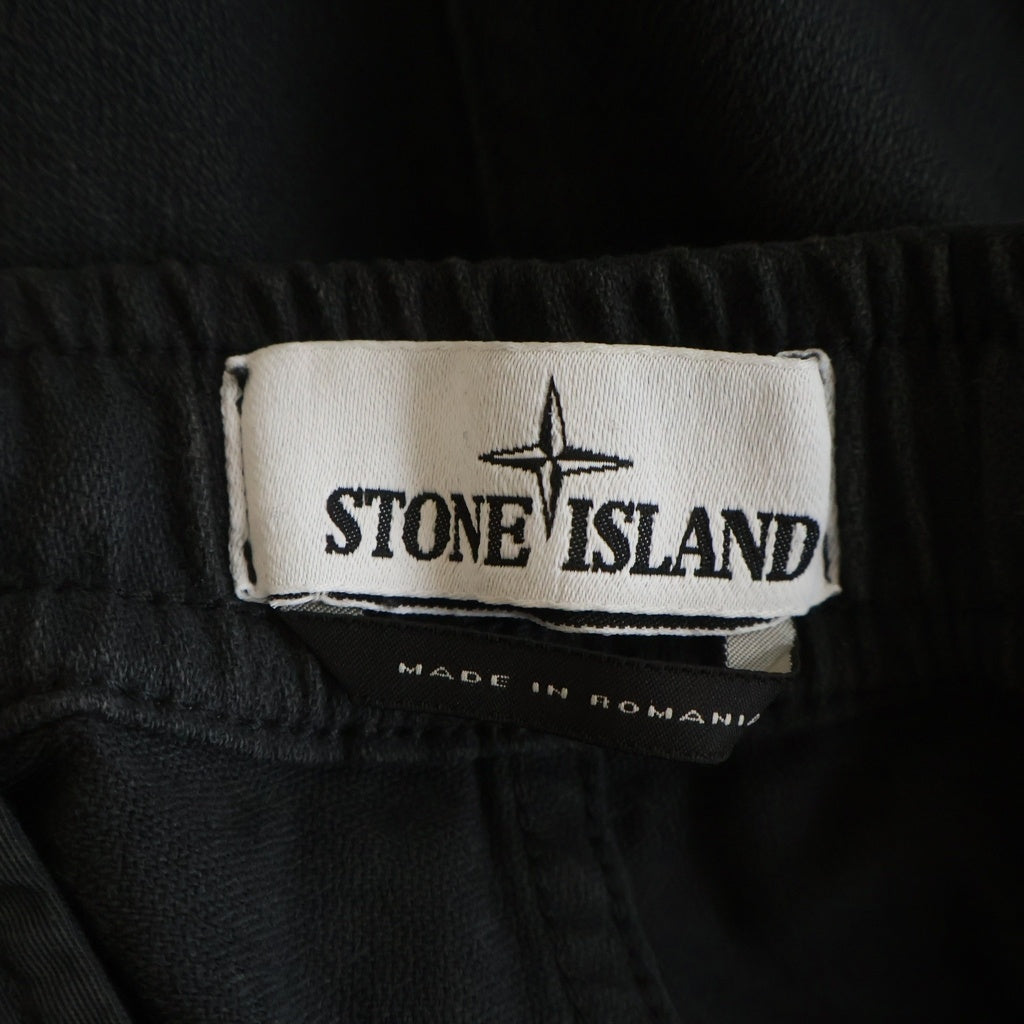 STONE ISLAND(ストーンアイランド) ロゴパッチ付き スウェットパンツ V0065 ブラック